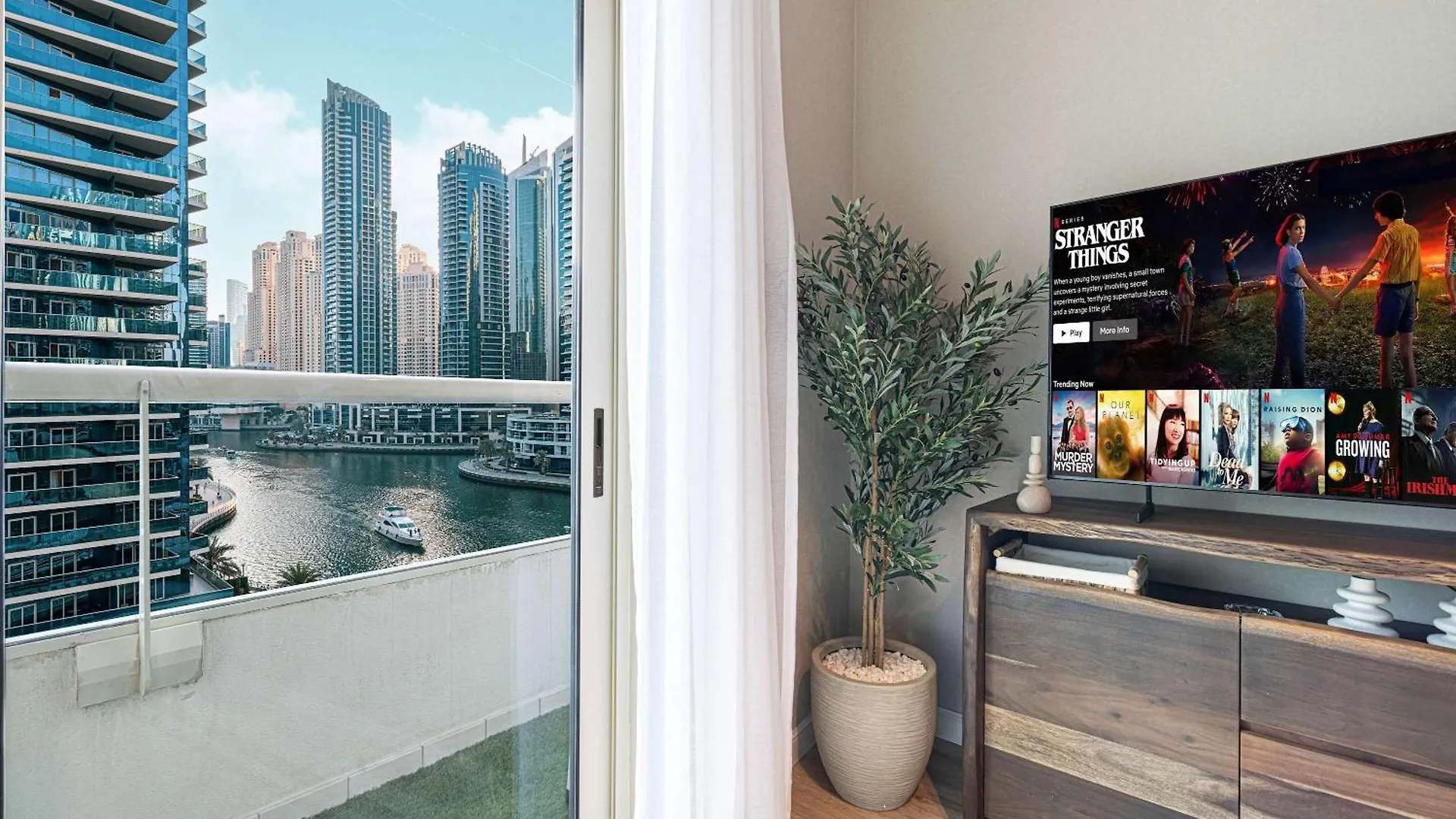 1Br Beach House Vibes In Prime Marina Location Dubai